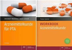 Cover Arzneimittelkunde-Workbook mit Arzneimittelkunde für PTA