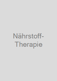 Cover Nährstoff-Therapie