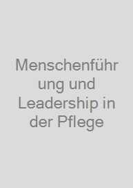 Cover Menschenführung und Leadership in der Pflege