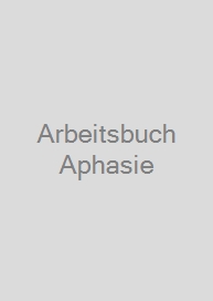 Cover Arbeitsbuch Aphasie