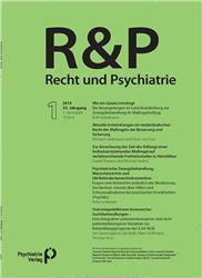 Cover Recht & Psychiatrie