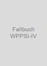 Cover Fallbuch WPPSI-IV