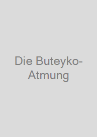 Die Buteyko-Atmung