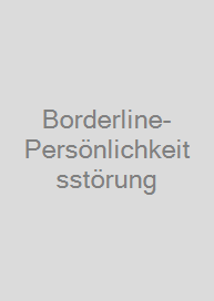 Cover Borderline-Persönlichkeitsstörung