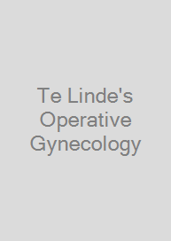 Te Linde's Operative Gynecology