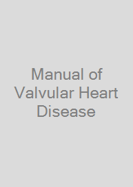 Cover Manual of Valvular Heart Disease