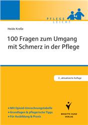 Cover 100 Fragen zum Umgang mit Schmerz in der Pflege