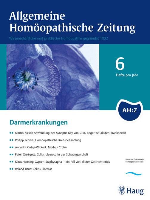 AHZ - Allgemeine Homöopathische Zeitung