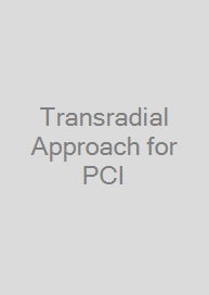 Cover Transradial Approach for PCI