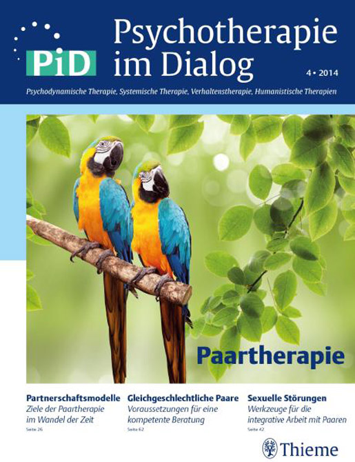 Psychotherapie im Dialog - Paartherapie