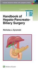 Cover Handbook of Hepato-Pancreato-Biliary Surgery