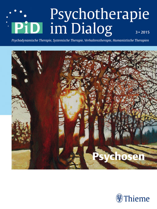 Psychotherapie im Dialog - Psychosen