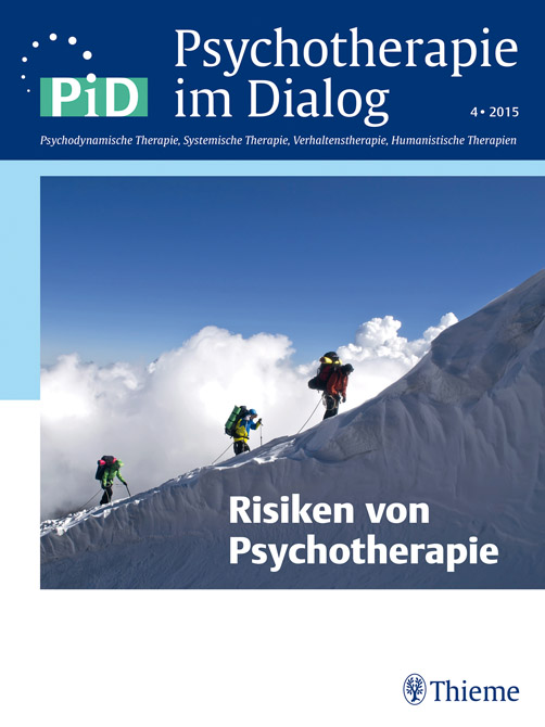 Psychotherapie im Dialog - Risiken von Psychotherapie