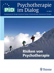 Cover Psychotherapie im Dialog - Risiken von Psychotherapie