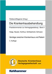 Cover Die Krankenhausbehandlung - Praxiskommentar zur Vertragsgestaltung Band 1