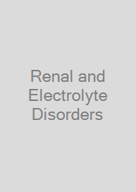 Cover Renal and Electrolyte Disorders