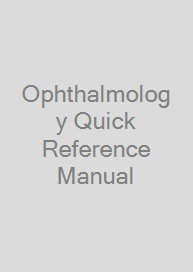 Cover Ophthalmology Quick Reference Manual