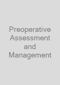 Cover Preoperative Assessment and Management