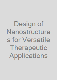 Cover Design of Nanostructures for Versatile Therapeutic Applications