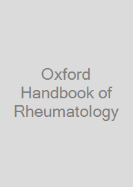 Cover Oxford Handbook of Rheumatology