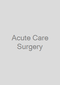 Acute Care Surgery