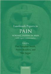 Cover Landmark Papers in Pain: Seminal Papers in Pain with Expert Commentaries