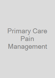 Cover Primary Care Pain Management