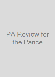 Cover PA Review for the Pance