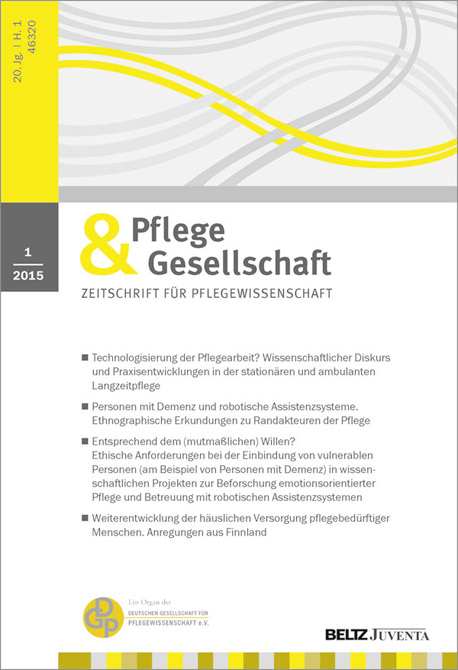 Pflege & Gesellschaft