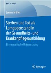 Cover Sterben und Tod als Lerngegenstand in der Gesundheits- und Krankenpflegeausbildung.