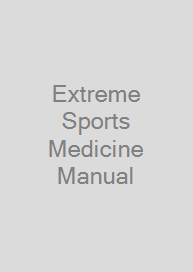 Cover Extreme Sports Medicine Manual