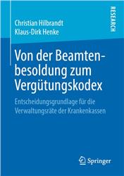 Cover Von der Beamtenbesoldung zum Vergütungskodex