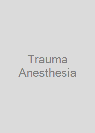 Cover Trauma Anesthesia