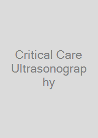 Cover Critical Care Ultrasonography