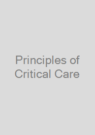 Cover Principles of Critical Care