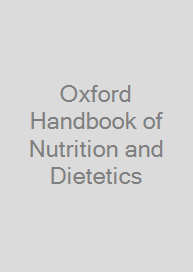 Cover Oxford Handbook of Nutrition and Dietetics