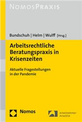 Cover Arbeitsrechtliche Beratungspraxis in Krisenzeiten