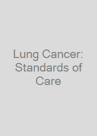 Cover Lung Cancer: Standards of Care