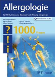 Cover Allergologie - 1000 Fragen