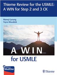 Cover Thieme Review for the USMLE: A WIN for Step 2 and 3 CK