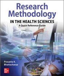 Cover Research Methodology in the Health Sciences: A Quick Reference Guide