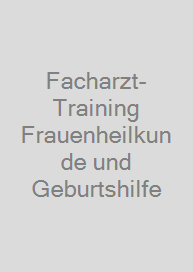 Cover Facharzt-Training Frauenheilkunde und Geburtshilfe