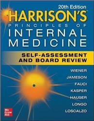 Cover Harrisons Principles of Internal Medicine Self-Assessment and Board Review, 20th Edition