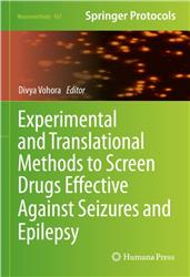 Cover Experimental and Translational Methods to Screen Drugs Effective Against Seizures and Epilepsy