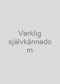 Verklig självkännedom