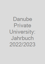 Danube Private University: Jahrbuch 2022/2023