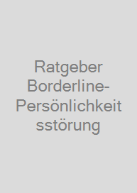 Cover Ratgeber Borderline-Persönlichkeitsstörung