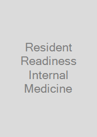 Resident Readiness Internal Medicine