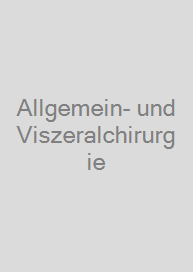 Cover Allgemein- und Viszeralchirurgie
