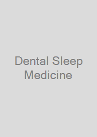Cover Dental Sleep Medicine